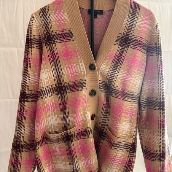 Ann Taylor Multicolor Plaid Blazer - Picture 2 of 5